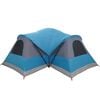 vidaXL Family Tent Tunnel 8-Person Blue Waterproof