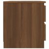 vidaXL Bed Cabinets 2 pcs Brown Oak 50x39x43.5 cm Engineered Wood