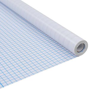 vidaXL Window Film | Clear with frosted stripes | PVC | 0.9x5 metres | Durable