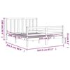 vidaXL Bed Frame without Mattress 160x200 cm Solid Wood Pine