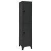 vidaXL Locker Cabinet | Anthracite | Steel | 38x45x180 cm | Locker Cabinet