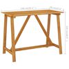vidaXL 5 Piece Outdoor Bar Set Solid Acacia Wood