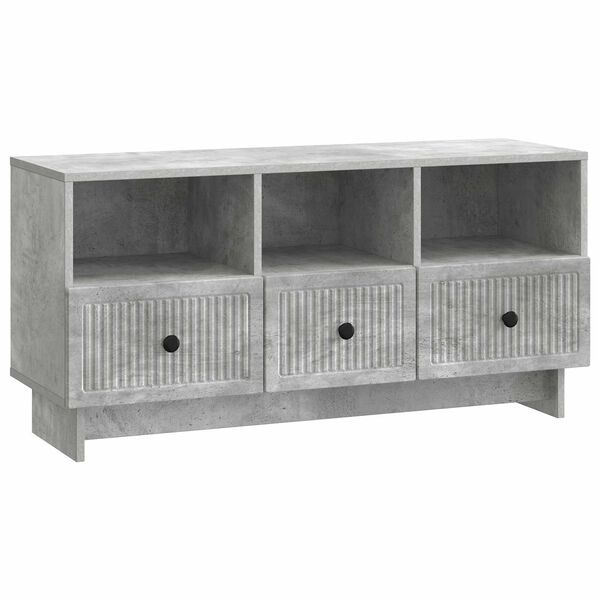 vidaXL TV Cabinet Concrete Grey 102 x 34.5 x 50 cm Engineered Wood