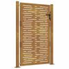 vidaXL Garden Gate 100x150 cm Corten Steel Square Design