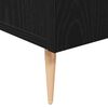 vidaXL Sideboard Black Oak 90 x 34 x 80 cm Engineered Wood