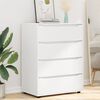 vidaXL Storage Cabinets 2 pcs White 80 x 48 x 105 cm Engineered Wood