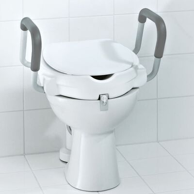 RIDDER Toilet Seat with Safety Grab Rail White 150 kg A0072001