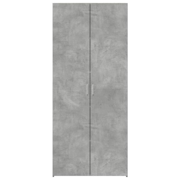 vidaXL Highboard Concrete Grey 80x42.5x185 cm Engineered Wood