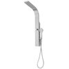 SCH&Uuml;TTE Shower Panel SANSIBAR Stainless Steel Colour