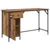 vidaXL Computer Desk Old Wood 131 x 48 x 75 cm Engineered Wood