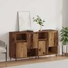 vidaXL Sideboards 2 pcs Old wood 120 x 35 x 70 cm Engineered wood