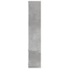 vidaXL Wall Shelf Concrete Grey 96x12x64 cm Engineered Wood