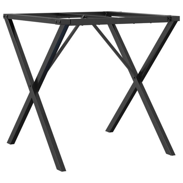 vidaXL Dining Table Legs X-Frame 60x60x73 cm Steel