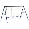 vidaXL Outdoor Swing Set with 4 Swings