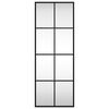 vidaXL Wall Mirror Black 30x80 cm Rectangle Iron