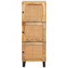 vidaXL Highboard with Storage Brown 90 x 33 x 75 cm Solid Mango Wood