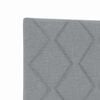 vidaXL Headboard with Headboard Light Grey 80 cm Faux Leather