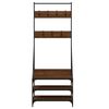 vidaXL Clothes Rack with Shoe Storage Brown Oak 70x40x184 cm