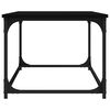 vidaXL Coffee Table Black 102x50x40 cm Engineered Wood and Iron