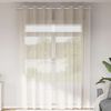 vidaXL Voile Curtains with Grommets 2 pcs Cream 140x300 cm