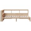 vidaXL Bookcase Bed without Mattress 100x200 cm Solid Wood Pine