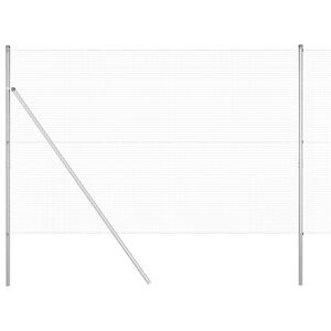 vidaXL Ground Fix Welded Wire Fence 10 x 1.5 m (W x H)