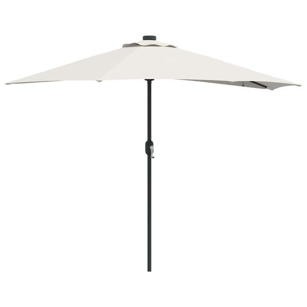 vidaXL Garden Parasol Sand 294 x 150 x 224 cm Polyester and Steel