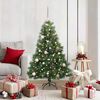 vidaXL Artificial Christmas Tree with 150 LEDs Green 150 cm PE and PVC