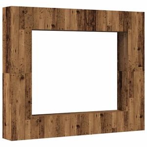 vidaXL Wall Mounted TV cabinets 8 pcs Old Wood Engineered Wood