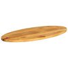 vidaXL Table Top 100x40x2.5 cm Oval Solid Wood Mango
