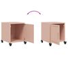 vidaXL Bedside Cabinets 2 pcs Pink 36x39x43.5 cm Steel