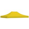 vidaXL Party Tent Roof 4x3 m Yellow 270 g/m²