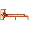 vidaXL Bed Frame without Mattress Wax Brown 180x200 cm Super King Solid Wood Pine
