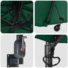 vidaXL Garden Parasol Green 248 x 248 x 148 cm Polyester and Steel