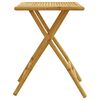 vidaXL Folding Garden Table 55x55x75 cm Bamboo