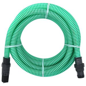 vidaXL Suction Hose | Green | PVC | 1 inch | Durable | Suction Hose