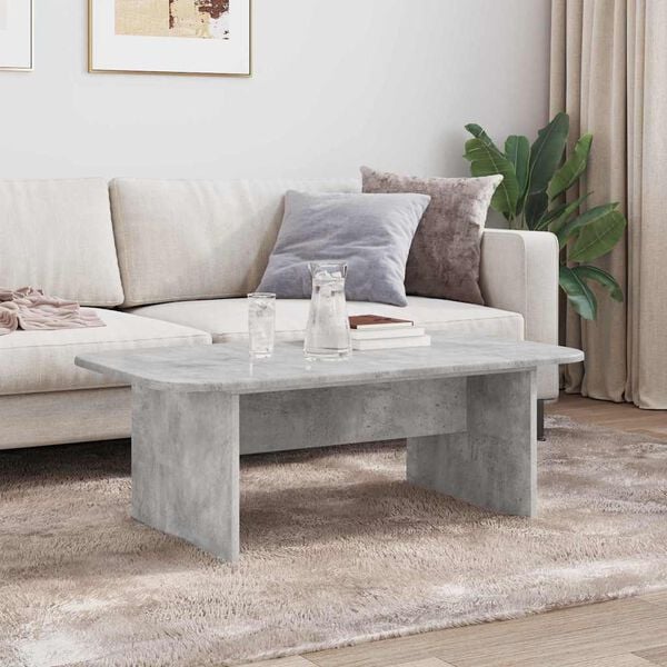 vidaXL Coffee Table Concrete Grey 93 x 53 x 33 cm Engineered Wood