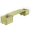 vidaXL Garden Planter Bench Impregnated Pinewood