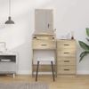 vidaXL Dressing Table Sonoma Oak 50 x 41 x 140 cm Engineered Wood