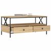 vidaXL Coffee Table Sonoma Oak 100x51x45 cm Engineered Wood