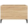 vidaXL Record Cabinet Sonoma Oak 74.5x38x48 cm Engineered Wood