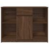 vidaXL Sideboard with Drawer Brown Oak 101x35x76 cm Engineered Wood