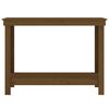 vidaXL Work Bench Honey Brown 110x50x80 cm Solid Wood Pine