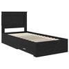vidaXL Bed Frame with Drawer with Headboard Manual Engineered Wood