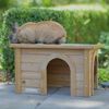 Kerbl Rodent Cabin 45x32x27 cm Wood Glazed