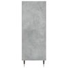 vidaXL Bookcase Concrete Grey 69.5x32.5x90 cm Engineered Wood
