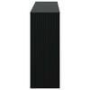 vidaXL Console Table Striped Black 155 x 29 x 74 cm Engineered Wood