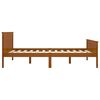 vidaXL Bed Frame without Mattress Honey Brown Solid Wood Pine 120x200cm