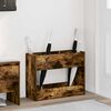 vidaXL Umbrella Stand Smoked Oak 65 x 24 x 50 cm Engineered Wood