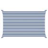 vidaXL Sun Shade Sail Blue and White 4 x 2.5 m 100% Polyester Oxford